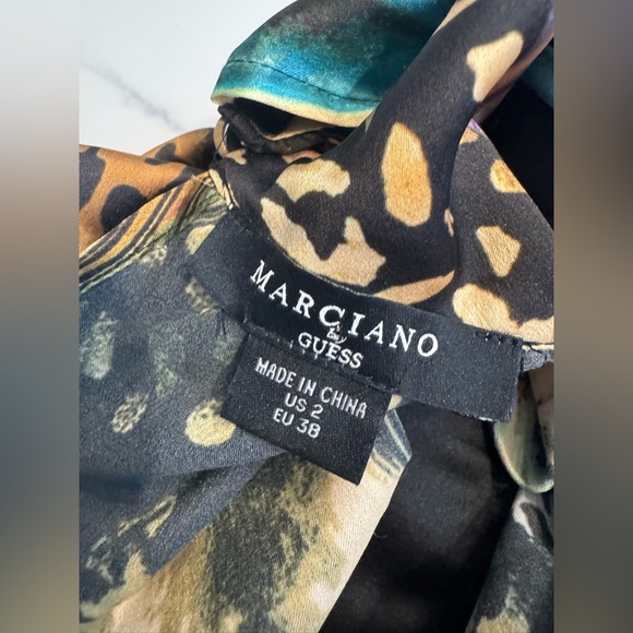 Guess by Marciano Purfecrion Print Dress Night Train Animal Size US 2/ EU 38 NWT - Picture 6 of 16
